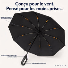 Nuvya StormHook : branches doubles en fibre de verre, ouverture et fermeture automatiques, poignée mousqueton