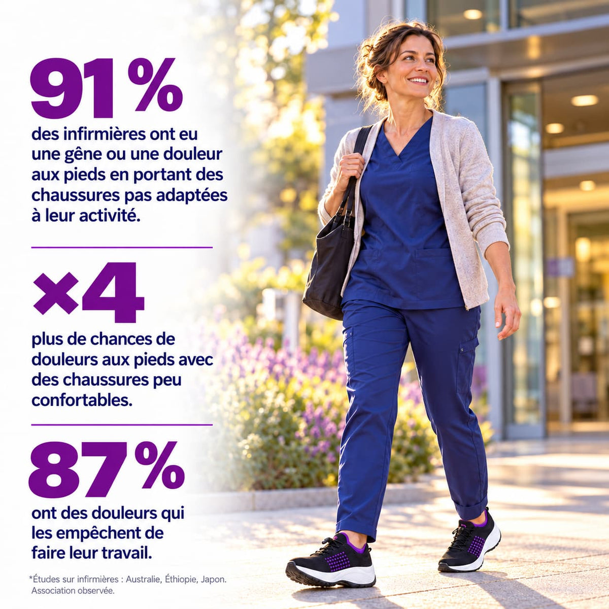 Nuvya — La chaussure pensée pour les soignantes