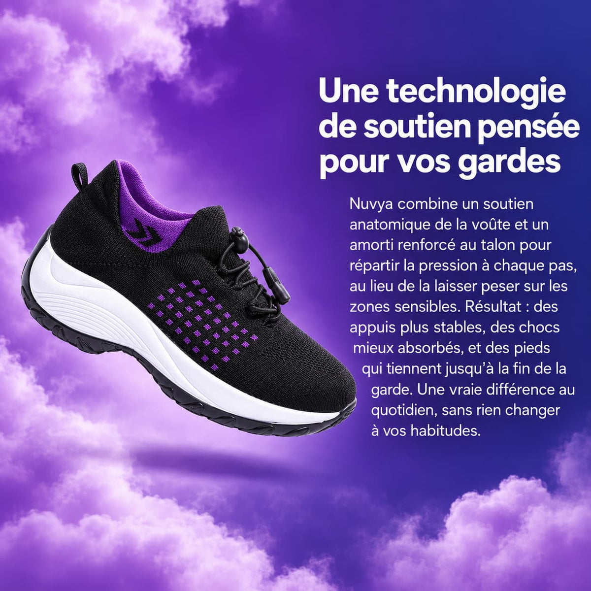 Nuvya — La chaussure pensée pour les soignantes
